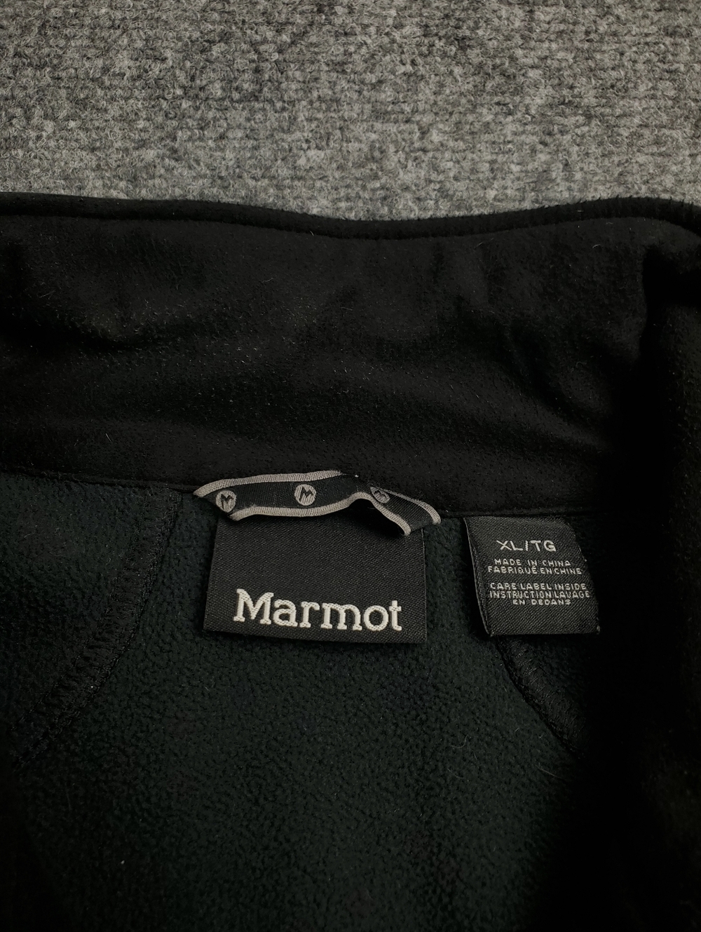 Marmot Jacket Mens XL Gravity Fleece Lined Windproof Softshell Performance Black - Picture 4 of 9
